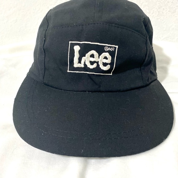 LEE Women’s Vintage Black Adjustable Logo Hat Cap. Size OS main image 7